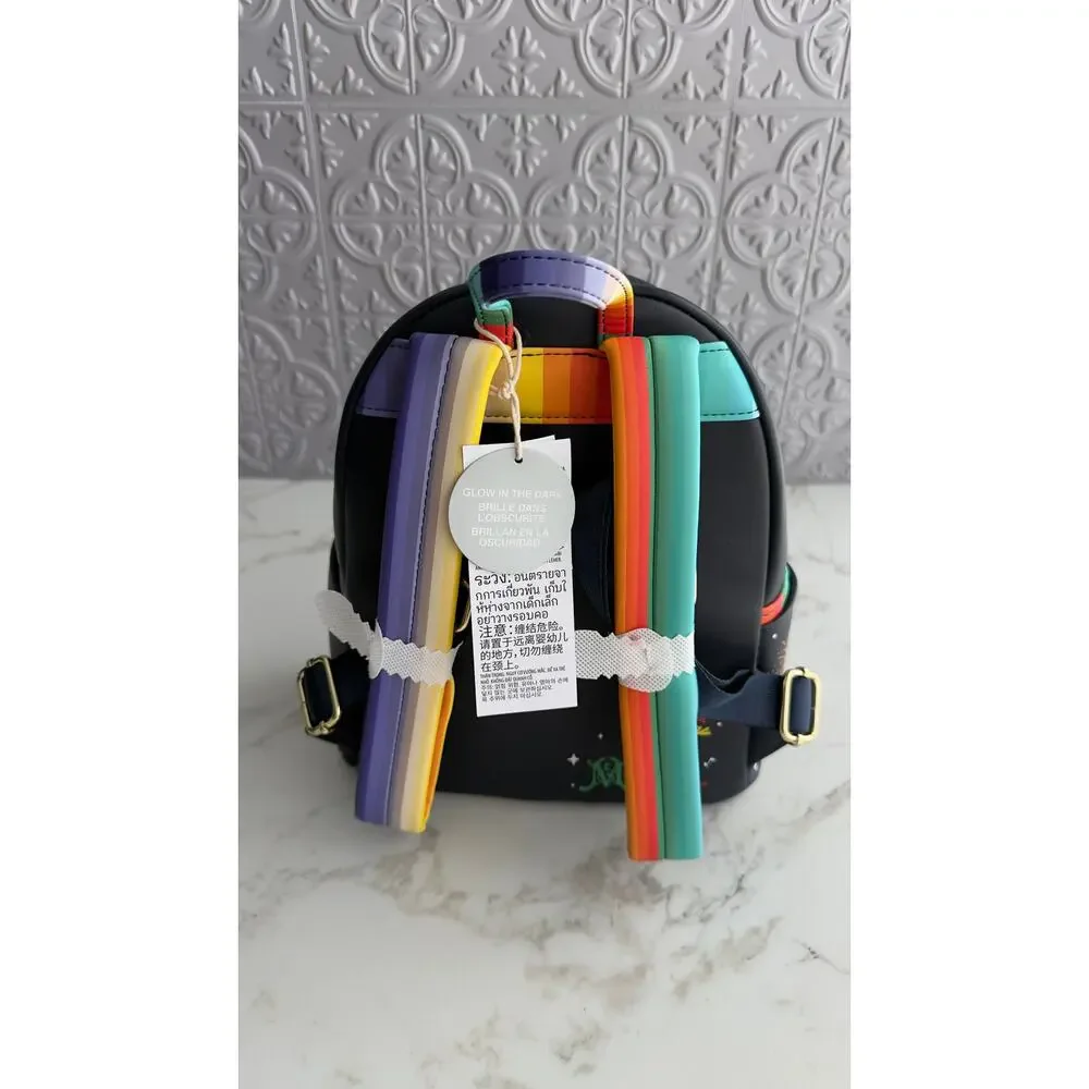 Disney Parks x Loungefly The Three Caballeros Glow in the Dark Mini Backpack NWT